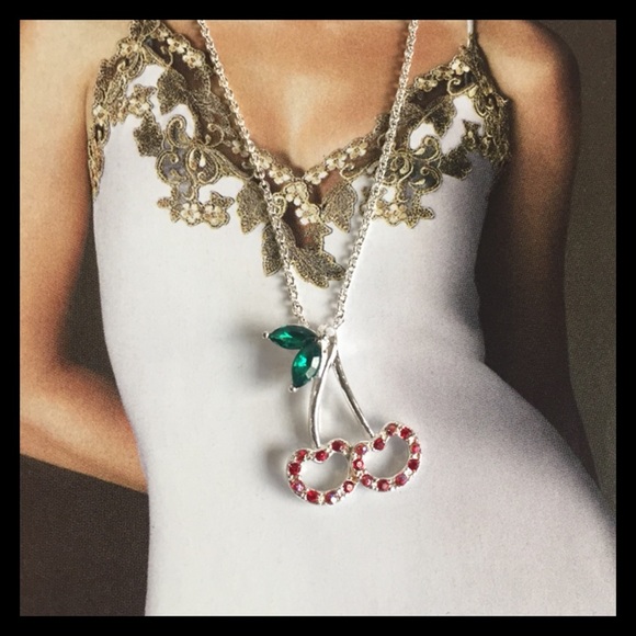 Cherry Crystal Pendant - Picture 2 of 3